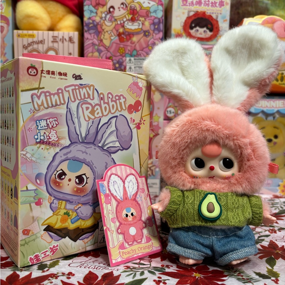 Cute BB3 Mini Tiny Rabbit Series “Peachy Orange” 🍊 - Picture 13 of 15